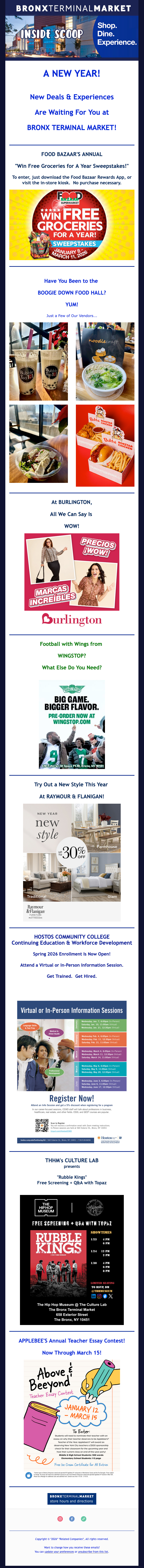 Bronx Terminal Market - Inside Scoop - 4th of July 2025